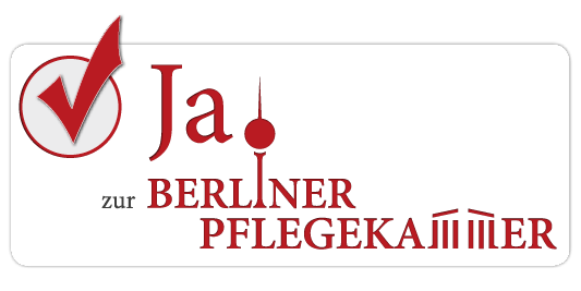 Banner Ja zur Berliner Pflegekammer